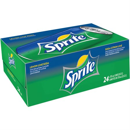 Carbonated Soft Drinks Box of 24 cans Sprite