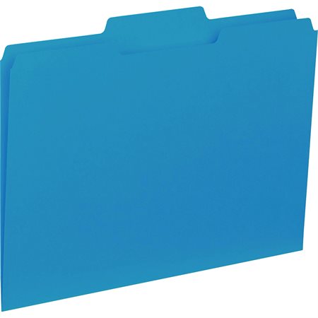 Interior File Folders Letter size blue