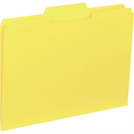 Interior File Folders Letter size yellow