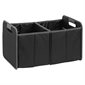 Bac de rangement pliable Double compartiment 12.8 x 19.5 x 11.5 po