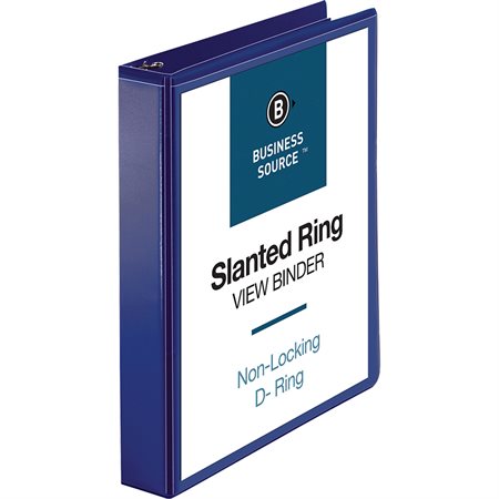 Slant Ring View Binder 1-1 / 2 in. blue
