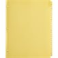 Clear Plastic Tab Index Dividers 26 tabs A-Z