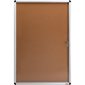Enclosed Cork Bulletin Board