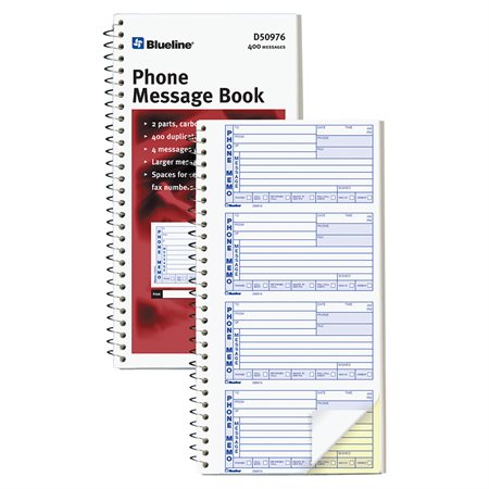 Phone Message Book pkg 2