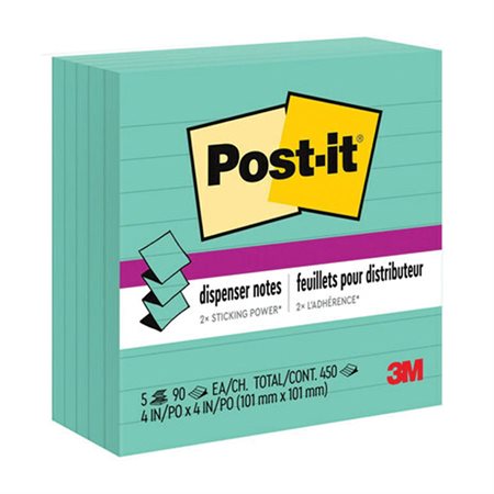 Post-it® Super Sticky Pop-Up Notes aqua wave