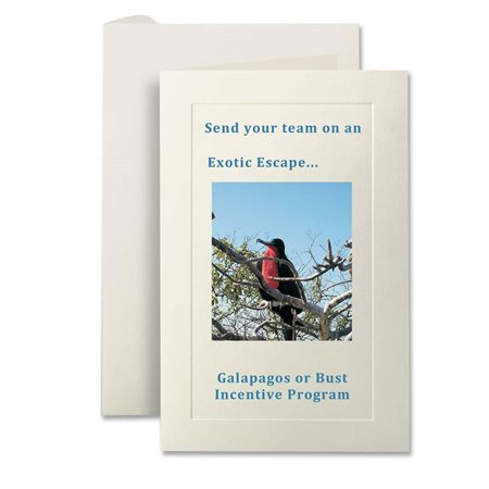 Embossed Fold Over Panel Card