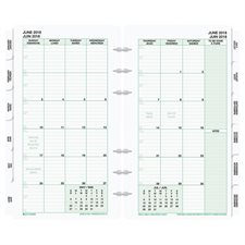 Portable Size Refills (2024) 1 month/2 pages