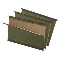 SureHook™ Reinforced Hanging File Folders Standard green legal size