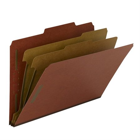 Recycled Classification Folder Legal size red