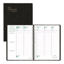 5-day Timanager® Weekly Diary (2025) 10-1/4 x 7-5/8 in. English