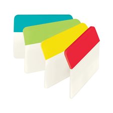 Onglets autoadhésifs biseautés Post-it® couleurs primaires