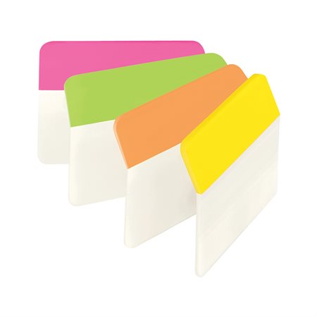 Post-it® Angled Self-Adhesive Tabs bright colours