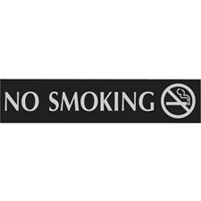 Enseigne d'identification Century anglais No Smoking