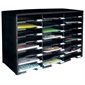 Mailroom Sorter 24 compartments black