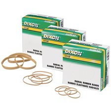 Star® Elastic Rubber Bands Box of 114 g (1/4 lb) 1/16” 3” #18 (370)