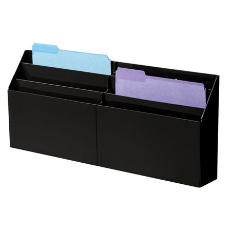 6-Section Desk / Wall Organizer black