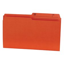 File folder Legal size orange