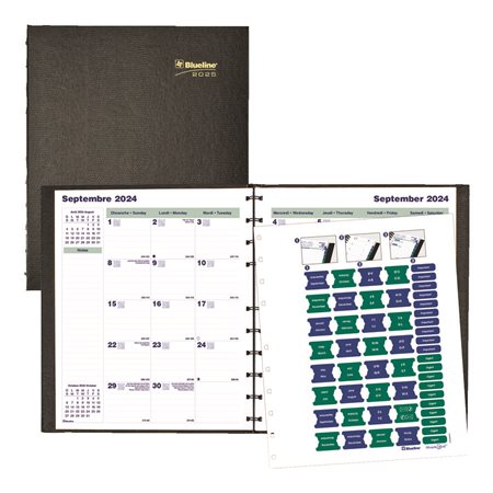 MiracleBind™ Monthly Diary (2025) CoilPro hard cover 11 X 9-1 / 16 in.