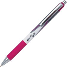 Z-Grip Flight Retractable Ballpoint Pens Box of 12 fuchsia