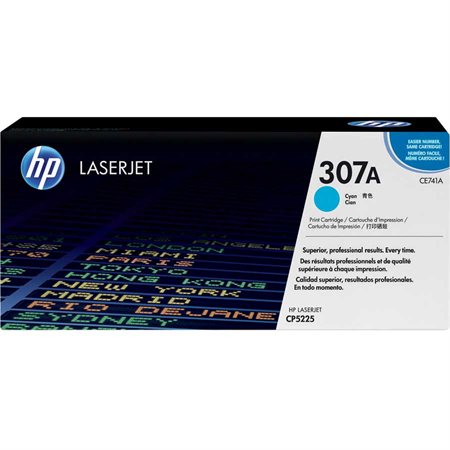 Cartouche de toner HP 307A cyan