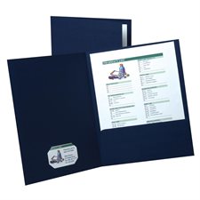 Twin Pocket Portfolio Package of 5 navy