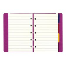 Filofax® Refillable Notebook Pocket size, 5-1/2 x 3-1/2" fushia