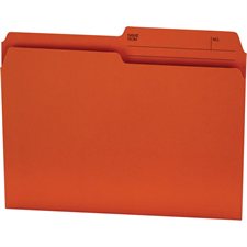 Chemises couleurs réversibles Format lettre orange