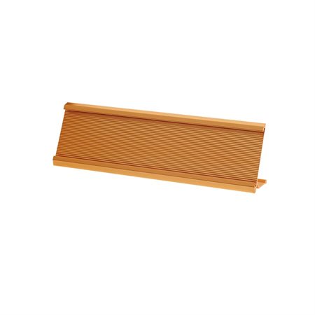 Support pour plaque d'identification De bureau, 2 x 8" or