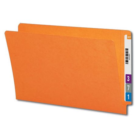 End Tab File Folder Legal size orange