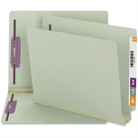 Pressboard End Tab Folder with Fasteners