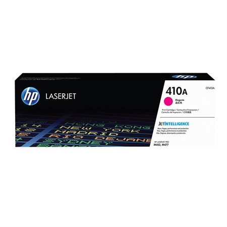 Cartouche de toner HP 410A À l'unité magenta