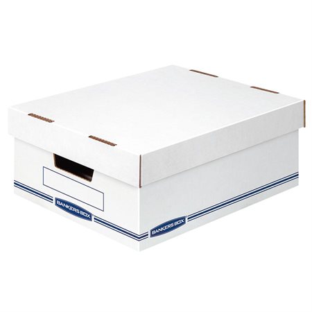 EZ-STOR Storage Box with Removable Lid Large, 6-1 / 2 x 12-3 / 4 x 16-1 / 2"