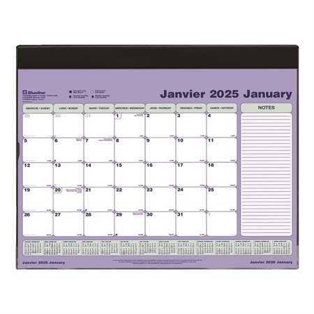 Monthly Calendar Desk Pad (2025) Complete desk pad calendar