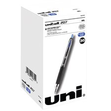 Super Ink Rolling Retractable Ballpoint Pens 0.7 mm. Pack of 36. blue