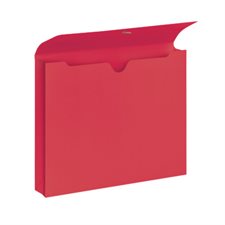 Chemises expansibles de couleur Format lettre rouge (10)