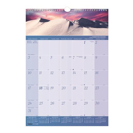 World Scenes Wall Calendar (2026)