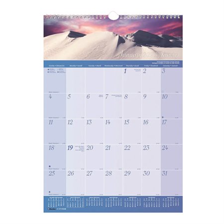 World Scenes Wall Calendar (2026)