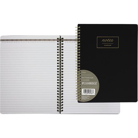 Cambridge Workstyle Ruled Notebook black