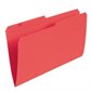 Reversible Coloured File Folders Legal size red