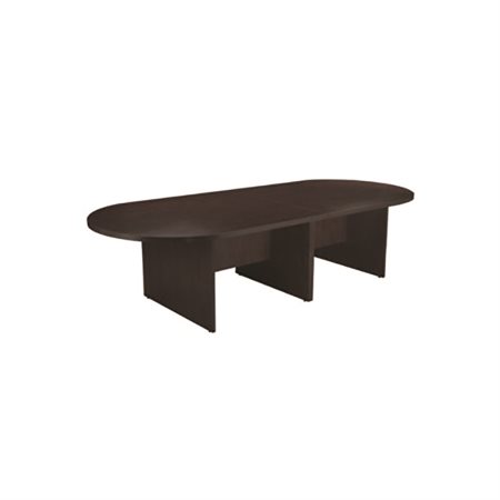 Racetrack Style Conference Table 120 x 48" espresso