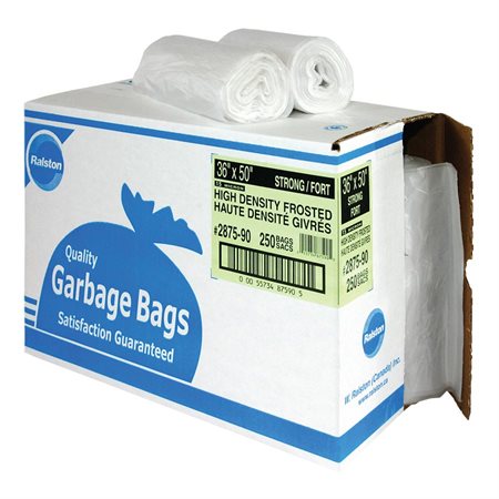 Ralston 2800 HD Garbage Bags 20 x 22 in utility, frosted (1000 / box)