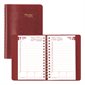 Daily Diary (2026) Spiral bound soft cover red