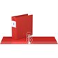 Reliure indispensable avec anneaux ronds 3 po. rouge