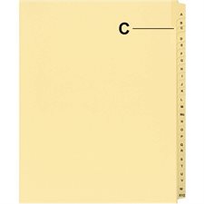 Offix® Alphabetical Litigation Index Dividers C