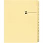 Offix® Alphabetical Litigation Index Dividers G