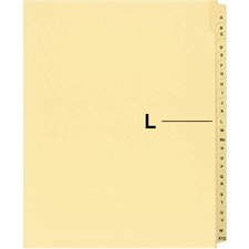 Offix® Alphabetical Litigation Index Dividers L