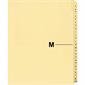 Offix® Alphabetical Litigation Index Dividers M