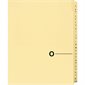 Offix® Alphabetical Litigation Index Dividers O