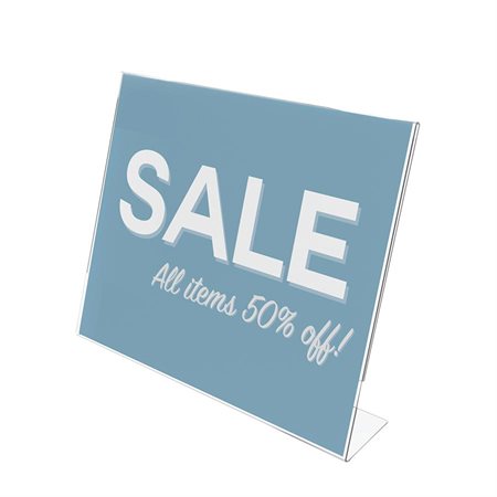 Classic Image® Slanted Sign Holder Landscape 11 x 8-1 / 2 in.