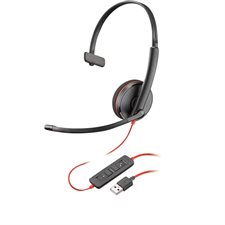 Blackwire 3200 Series Phone Headset C3210 - Monaural headset USB-A